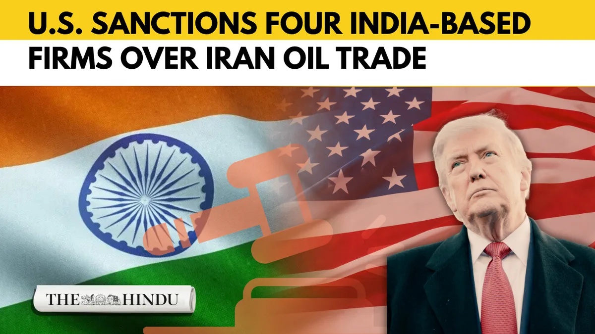 U.S. targets four Indian firms over Iran oil imports
