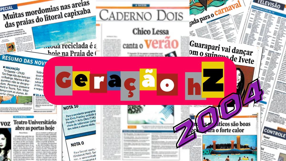 Geração HZ: estagiário Gen Z descobre o Caderno 2 de 2004, com Pepeu Gomes, VJs e Patrícia Kogut