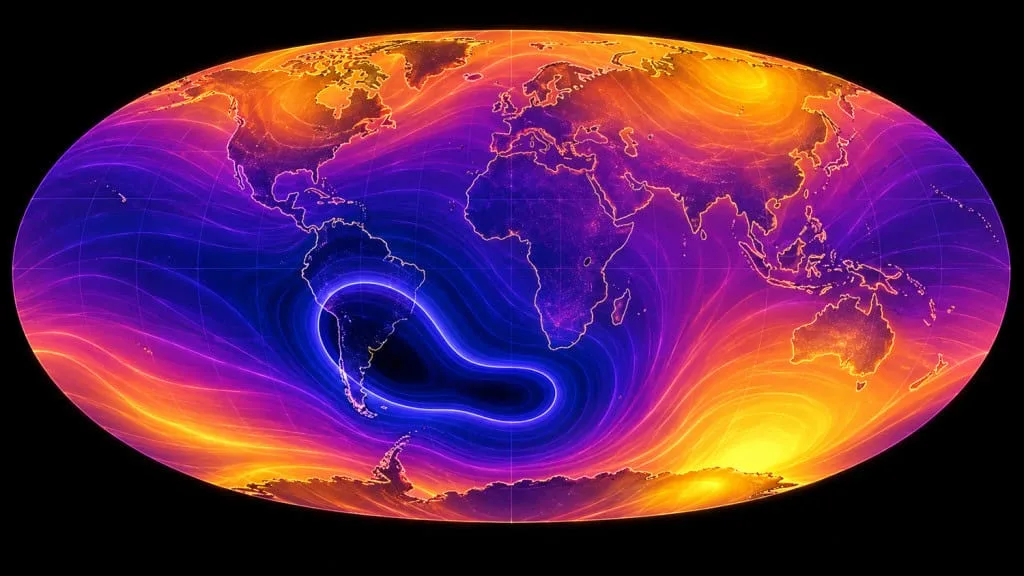 Anomalia magnética, amanhecer em Marte e chuvas de meteoros nos destaques da semana