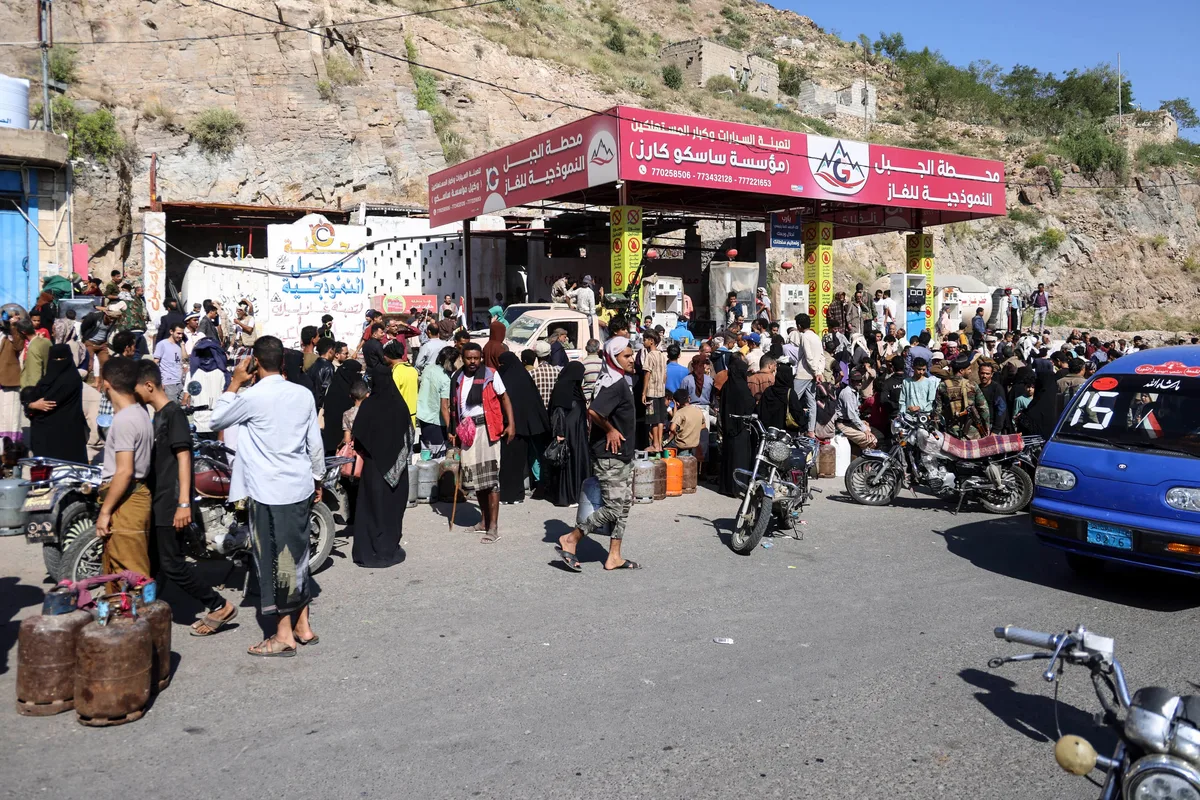 Houthis strike government military camp in southern Yemen, killing at least 53 soldiers