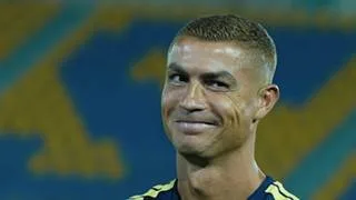 La reacción de Cristiano Ronaldo al ser felicitado por su boda con Georgina