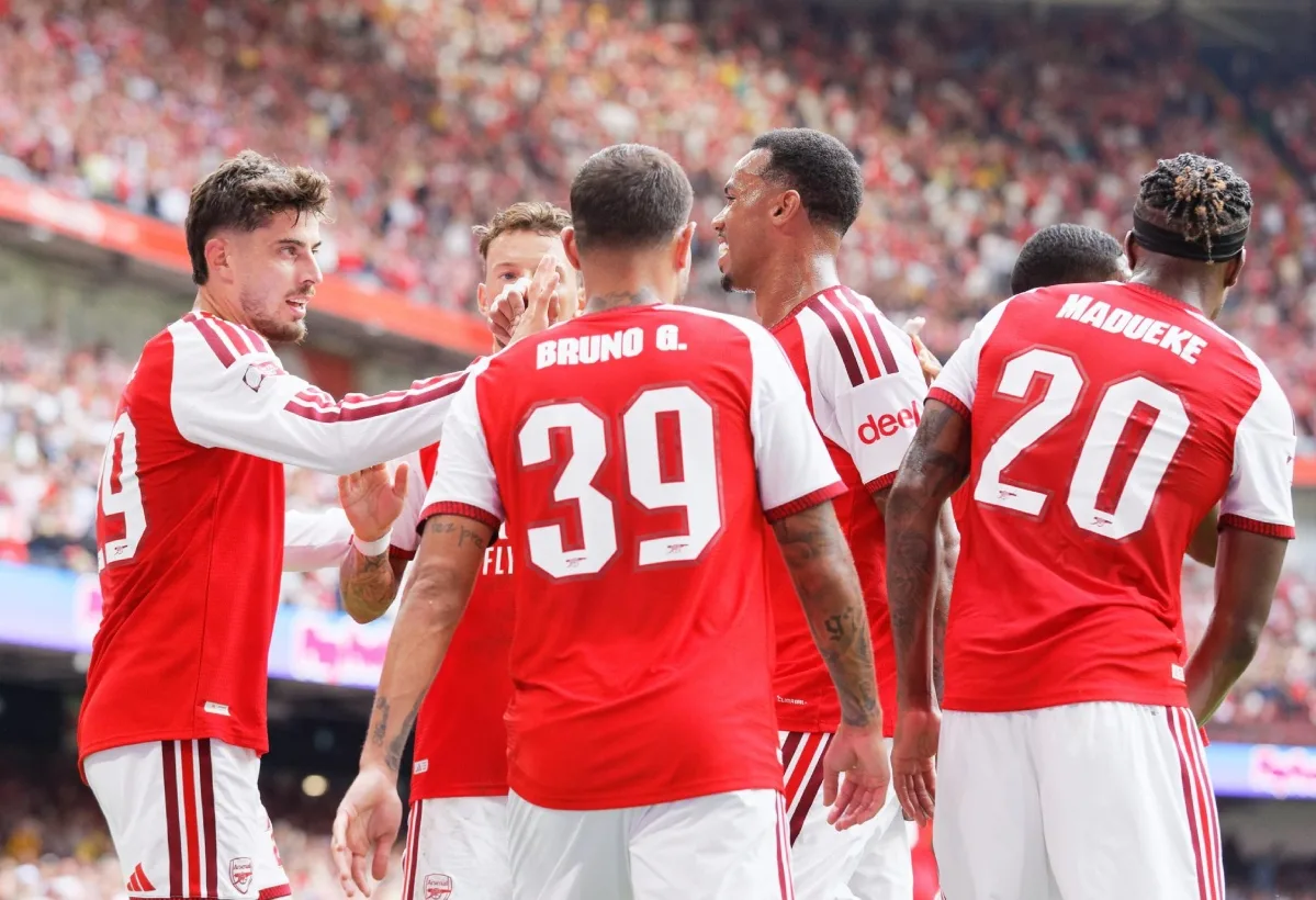 El Arsenal destrozó al Manchester City y se coronó campeón de la Community Shield