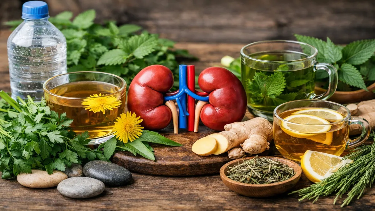 3 infusiones naturales que ayudan a desinflamar los riñones y eliminar la retención de líquidos