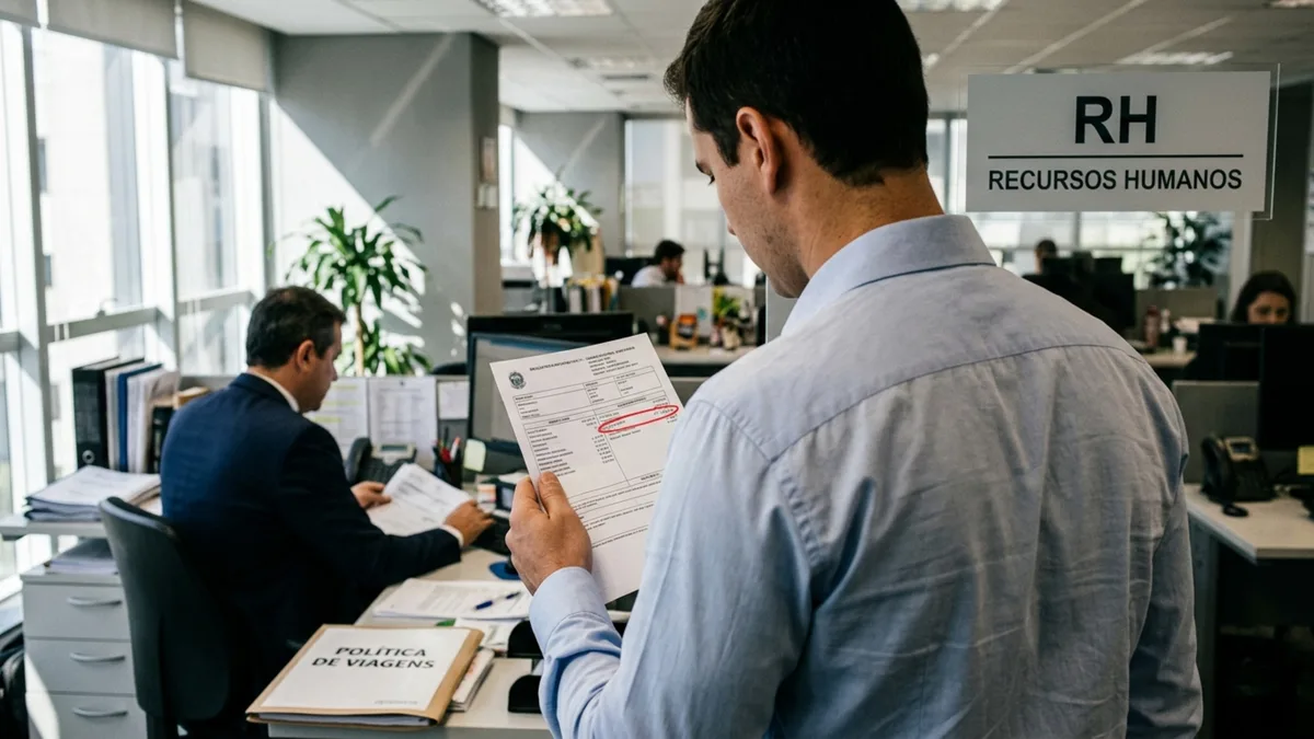 Funcionário usa cartão corporativo para pagar hotel em viagem de trabalho e recebe desconto de R$ 4.700 porque empresa afirma que diária ultrapassou o limite permitido
