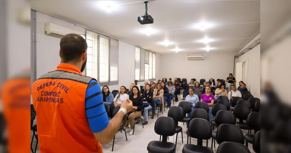 Arapongas reforça prevenção de desastres em escolas e CMEIs