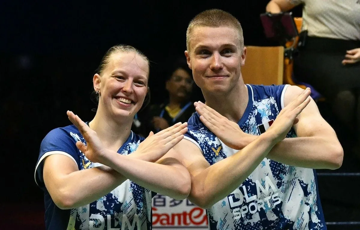 Badminton : Thom Gicquel et Delphine Delrue sur le toit du monde en double mixte, une première pour la France