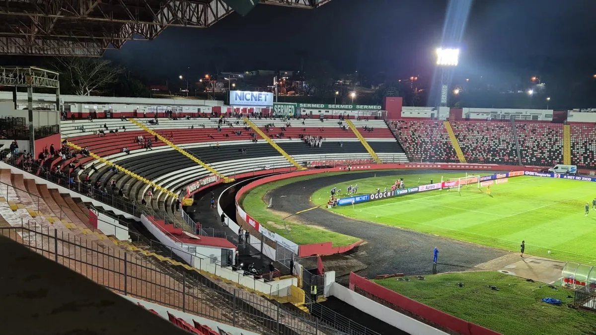 Botafogo-SP volta a ter menos 900 torcedores pelo 2º jogo seguido no Santa Cruz