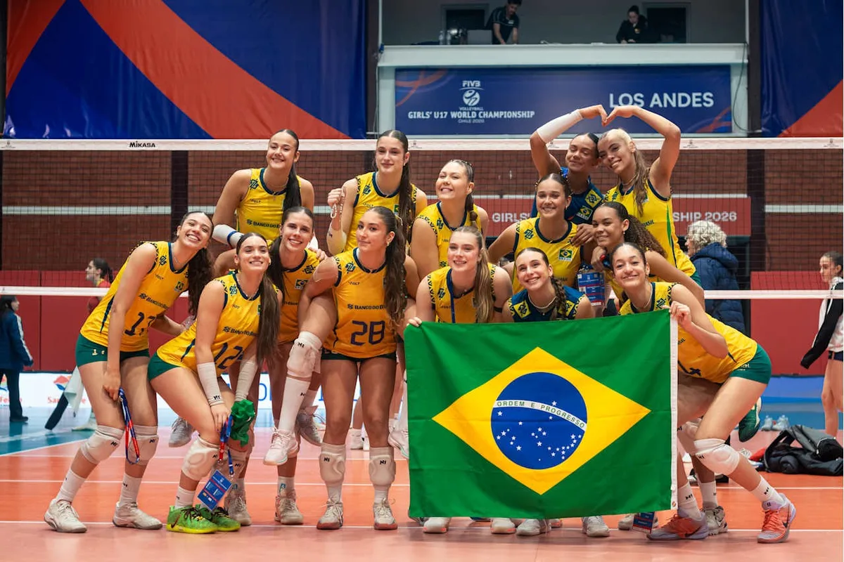 Brasil encerra Mundial Sub-17 em 17º lugar, e base do vôlei acumula 11 anos sem títulos