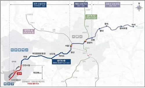 GTX-B 인천시청역∼인천대입구역 추가정거장, 중투심 통과