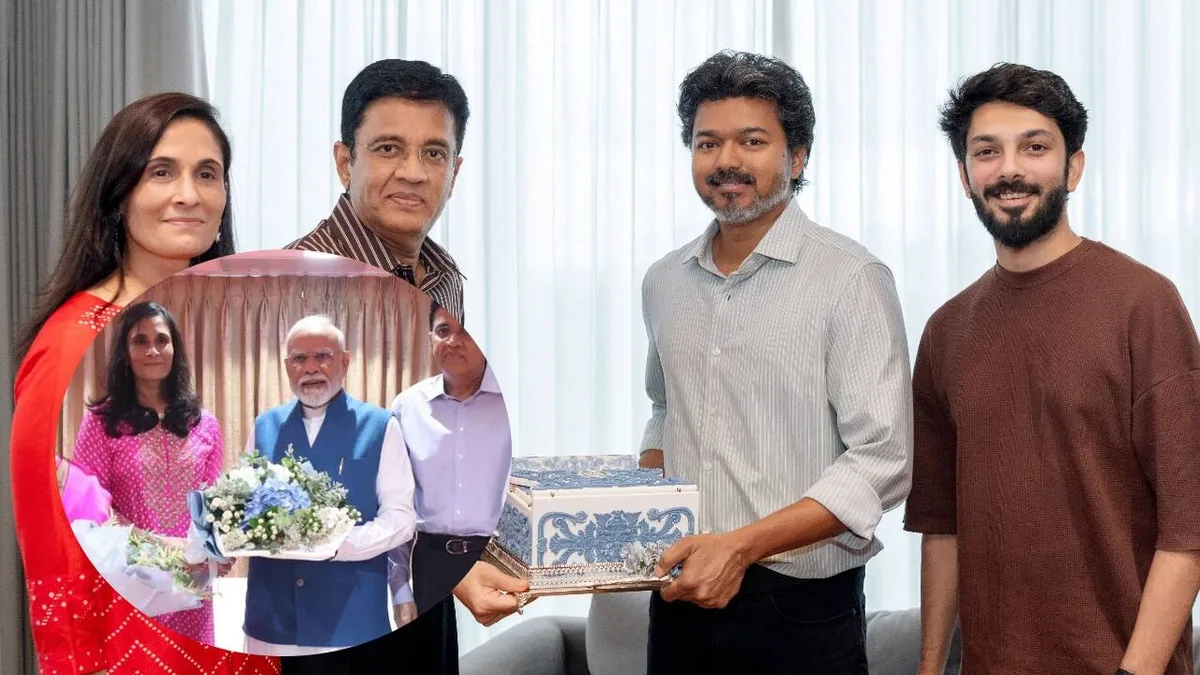 Anirudh invites CM Vijay to wedding reception with Kavya Maran