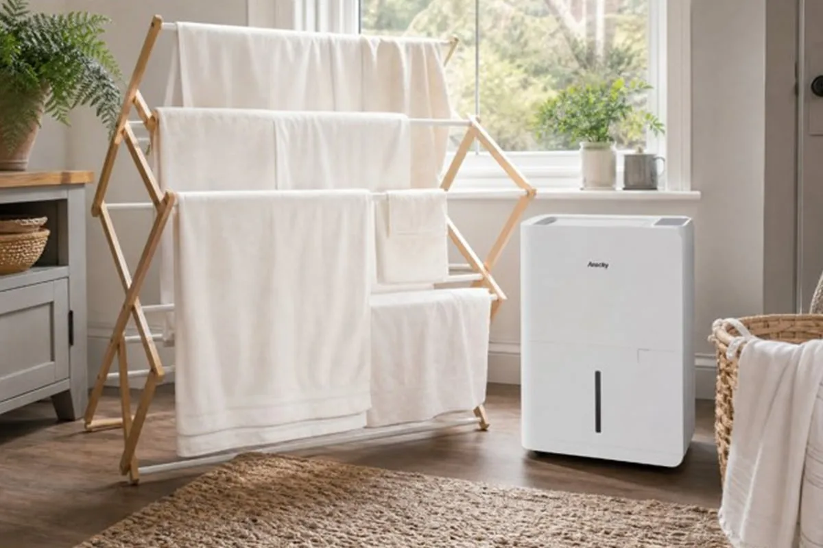 This affordable dehumidifier defends against damp – and dries laundry faster