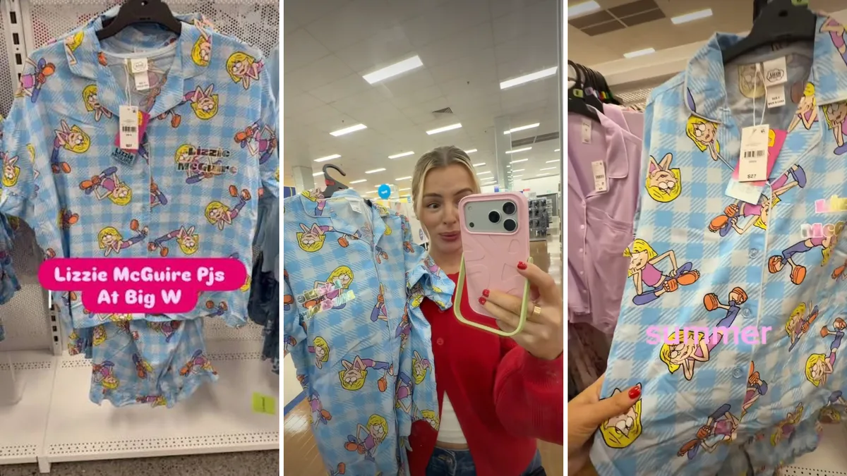 Shoppers run to snatch up viral Lizzie McGuire Pyjamas from Big W ahead of Hilary Duff’s concert