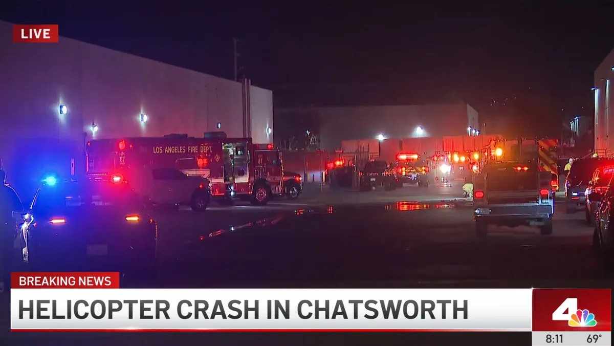 NBC L.A. TV News Chopper Crashes, Three Dead