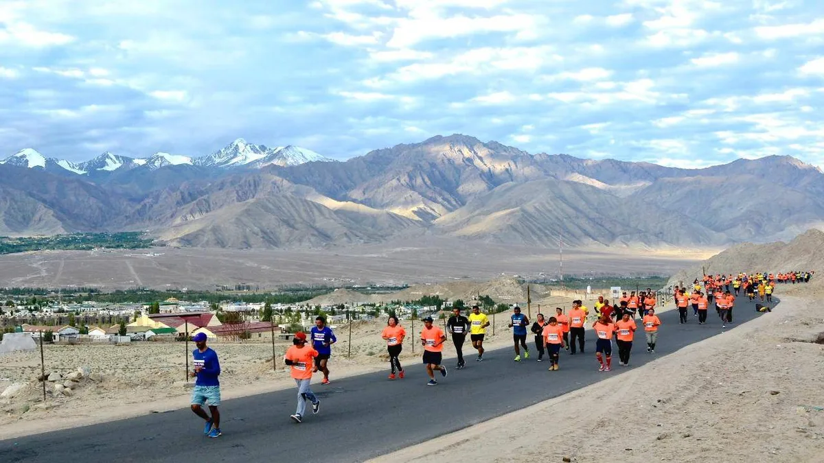 Ladakh Marathon 2026: World’s highest AIMS race offers Rs 1cr pool