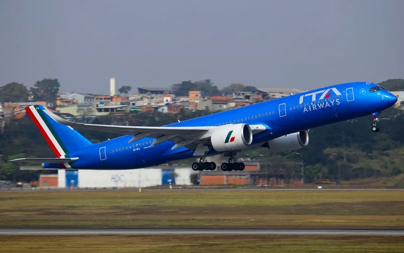 Airbus A350 da ITA Airways fará voos para o Rio de Janeiro
