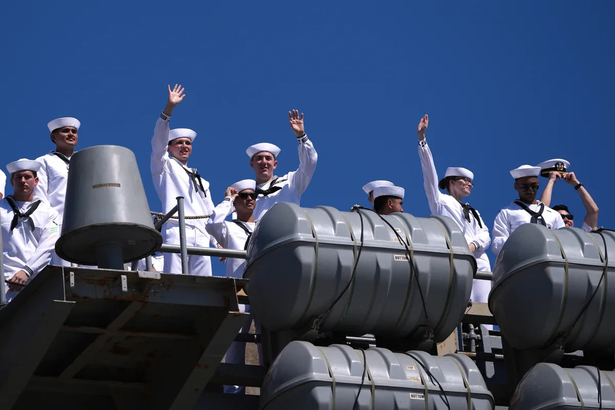 The long-deployed USS Lincoln returns home to San Diego Bay