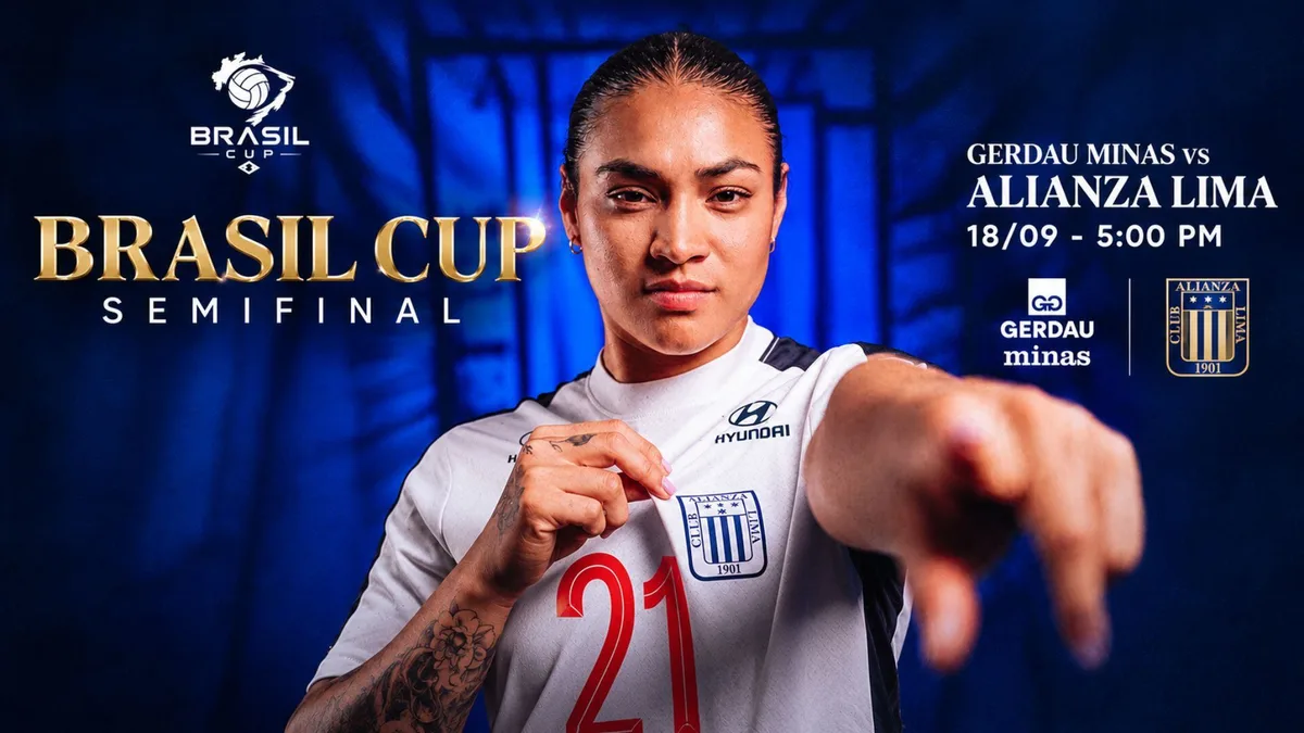 Dónde ver Alianza Lima vs Gerdau Minas HOY: canal tv online del duelo por semifinales de Brasil Cup de Vóley 2026