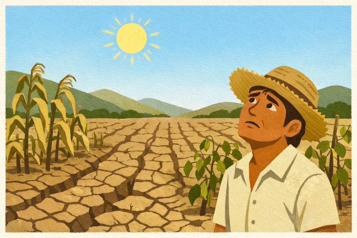 Sequía impacta la producción agrícola en El Salvador y provoca pérdidas en cultivos clave, asegura experto