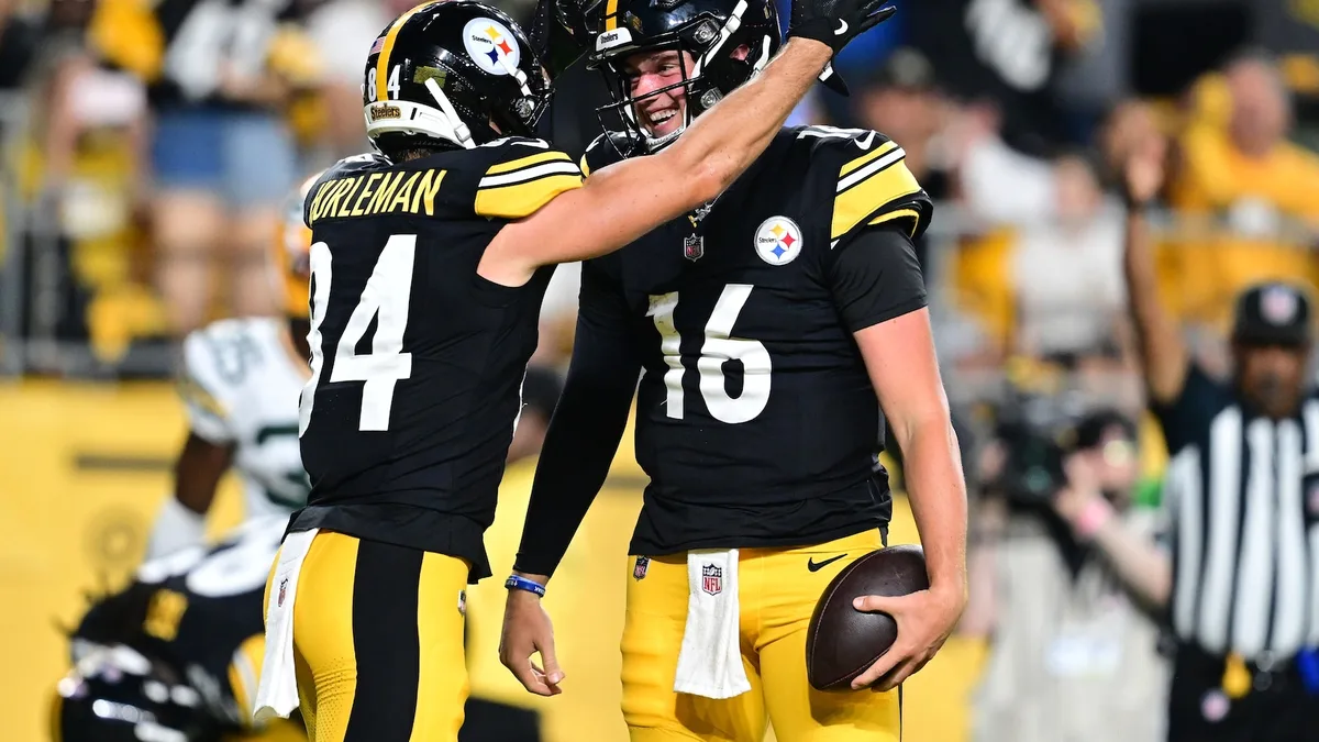 Rookie Drew Allar has 2 TD passes, 1 TD run as Steelers beat Packers 28-9 in preseason opener