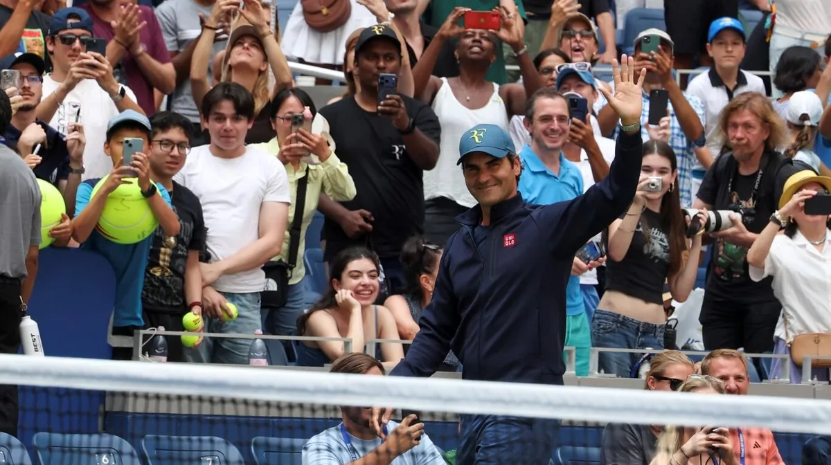 “Una oportunidad para decir gracias”: Roger Federer regresa al US Open en una noche de leyendas