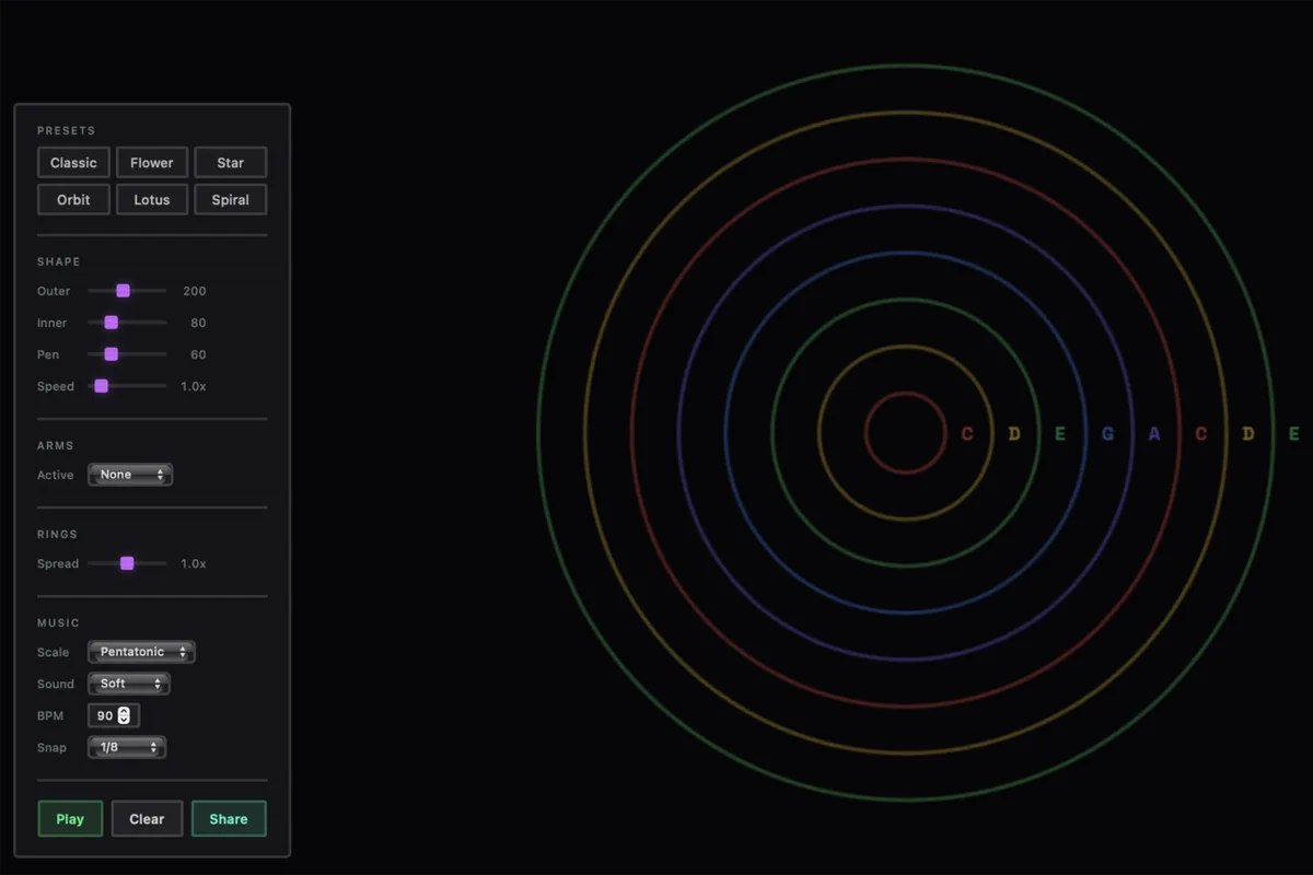 This Musical Spirograph Is a Throwback to When Generative Music Wasn’t Awful