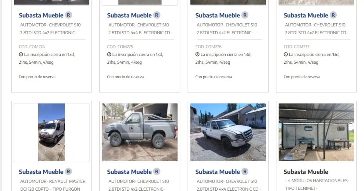 En la página de subastas online de la Corte ya se rematan bienes de la quebrada constructora del socio de Cristina Kirchner, Lázaro Báez
