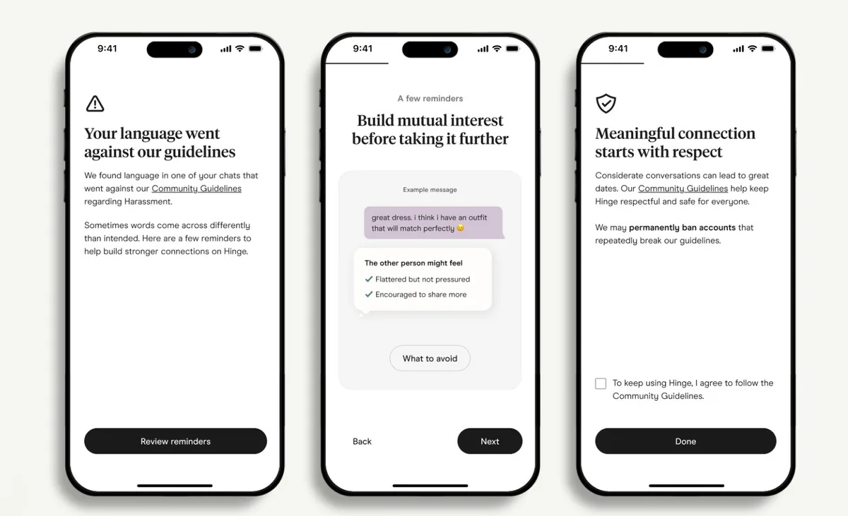 Hinge wants to re-educate bad daters instead of banning them