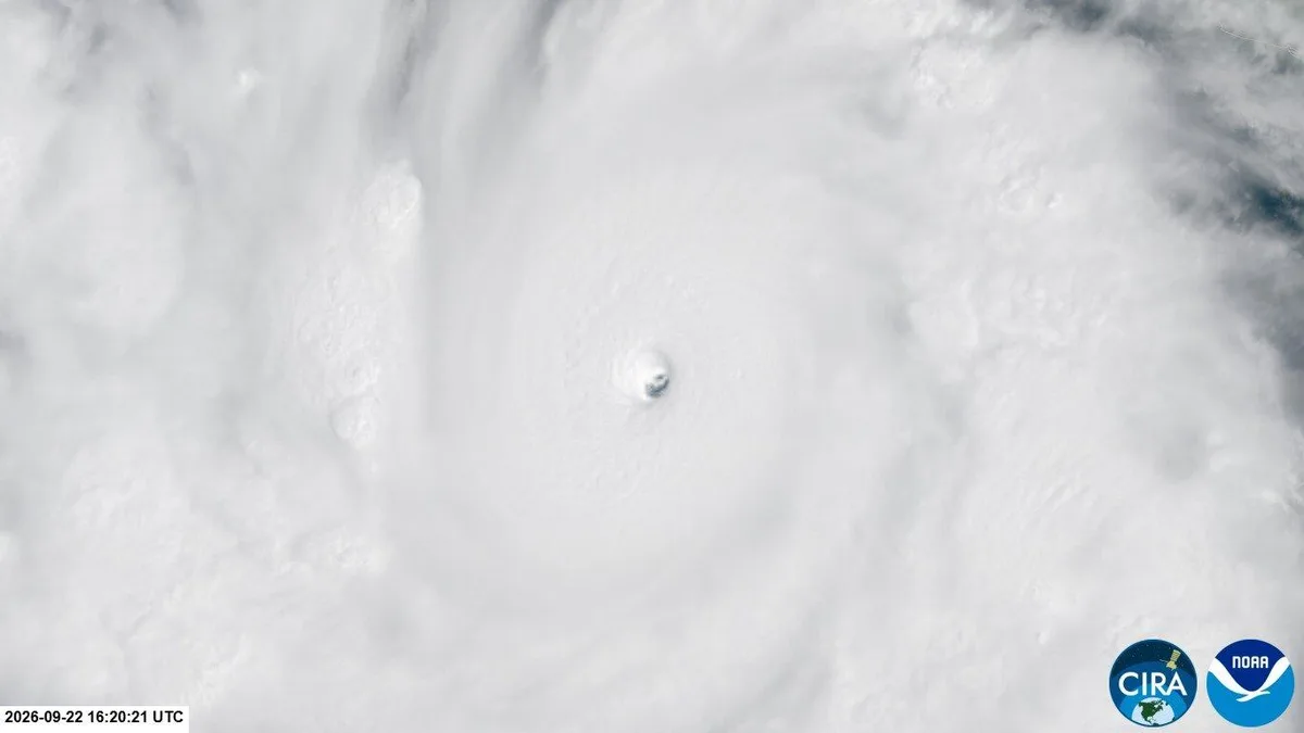 (VIDEOS) Huracán ‘Polo’: Así se ve desde el espacio la fuerza del ciclón que se mantiene como categoría 5