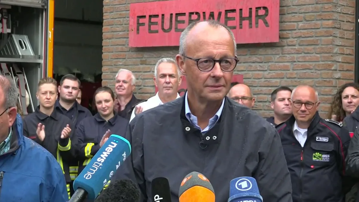 Buh-Rufe bei Merz-Auftritt - „Lasse mich von denen, die rumschreien, nicht beeindrucken!“