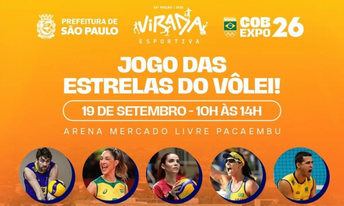 COB Expo leva Jogo das Estrelas do Vôlei ao Pacaembu neste sábado