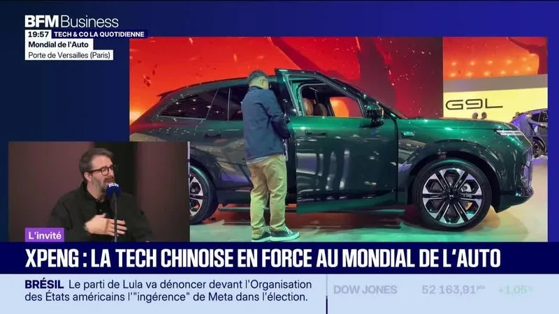 Thomas Rodier (XPENG France) : XPENG, la tech chinoise en force au Mondial de l'Auto - 15/10