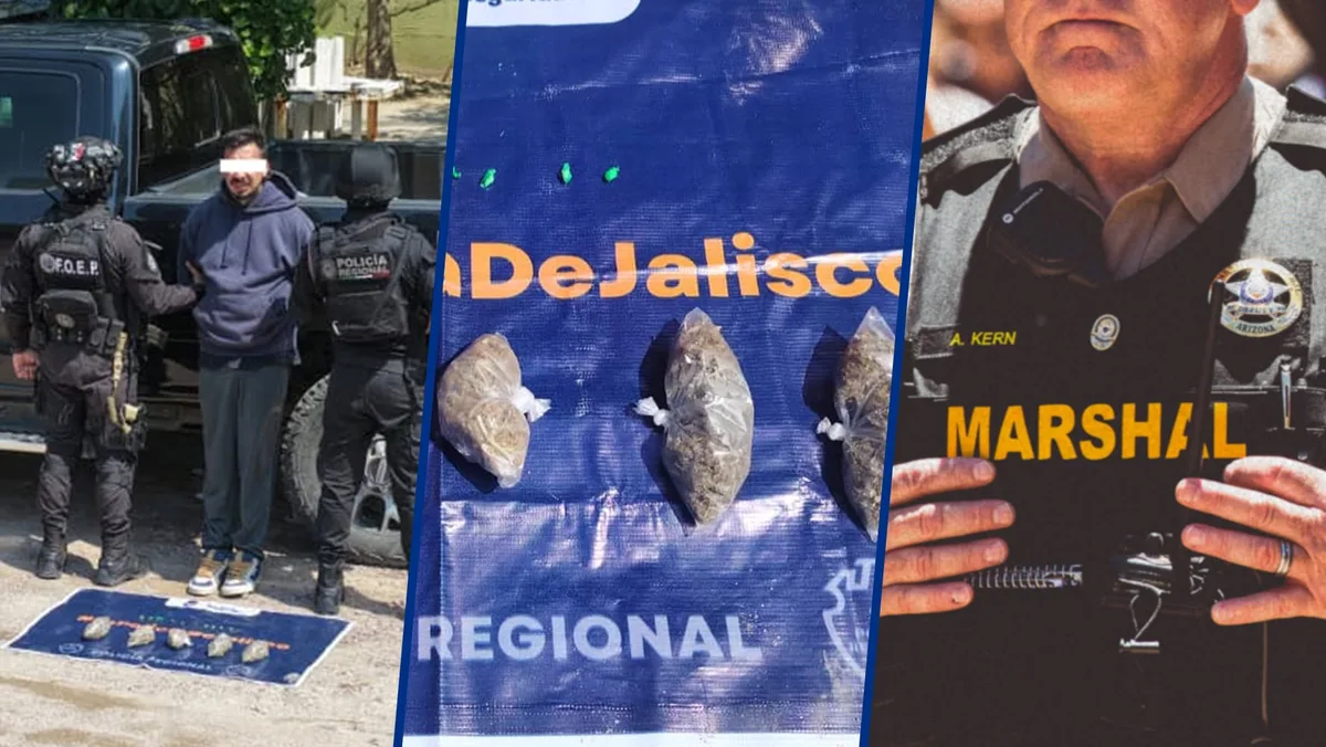 Detienen en Jalisco a hombre buscado por homicidio en Los Ángeles; llevaba droga