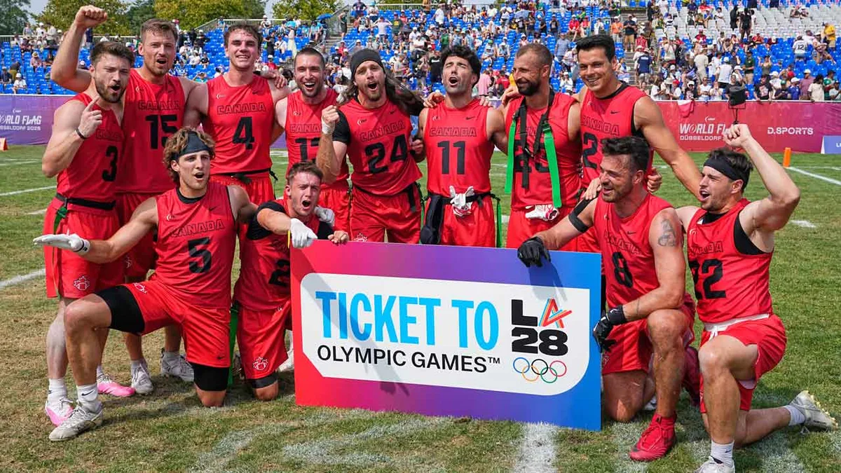 Canada’s men’s flag football team qualifies for 2028 Los Angeles Olympics