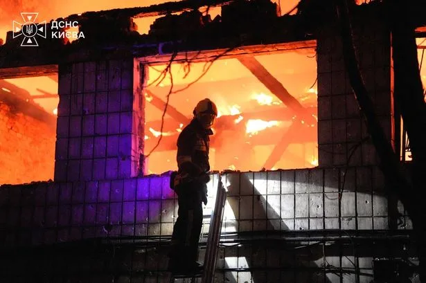 Ukraine comes under massive missile and drone attack killing at least 12
