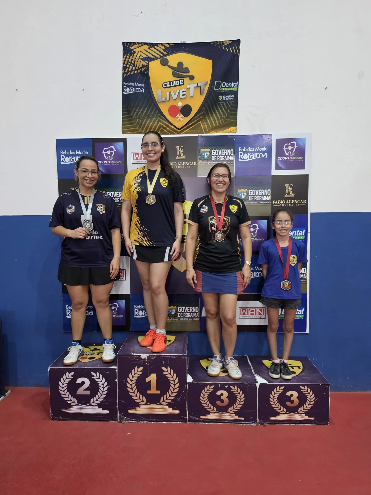 Clube Live TT conquista títulos inéditos no 3º Torneio de Tênis de Mesa 2026