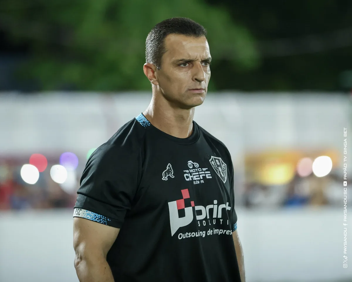 Técnico cita vontade de esculhambar Paysandu no vestiário, mas recua: “Não pode perder os atletas”