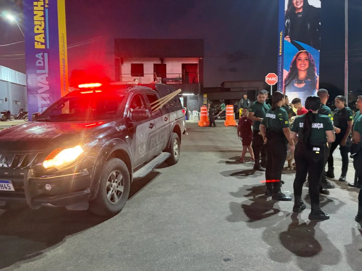 Briga durante Festival da Farinha termina com dois presos e segurança ferido em Cruzeiro do Sul
