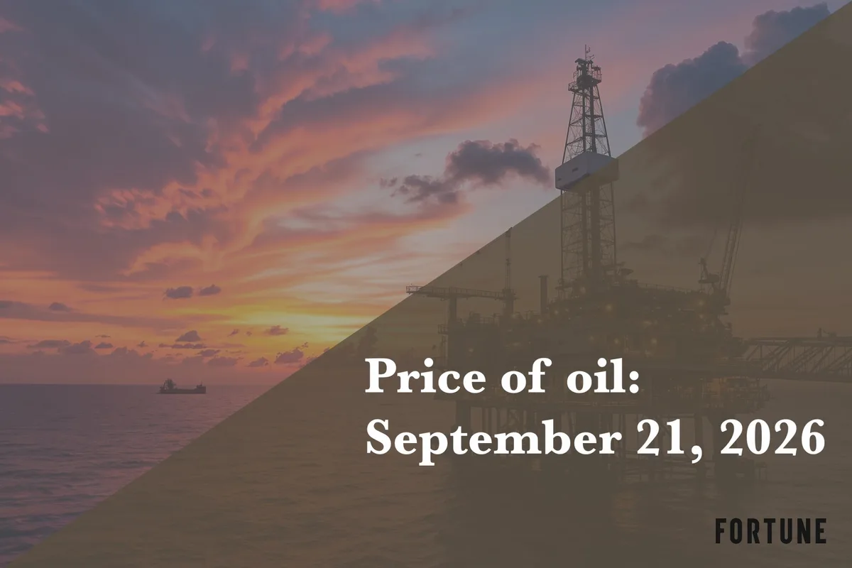 Current price of oil as of Sept. 21, 2026
