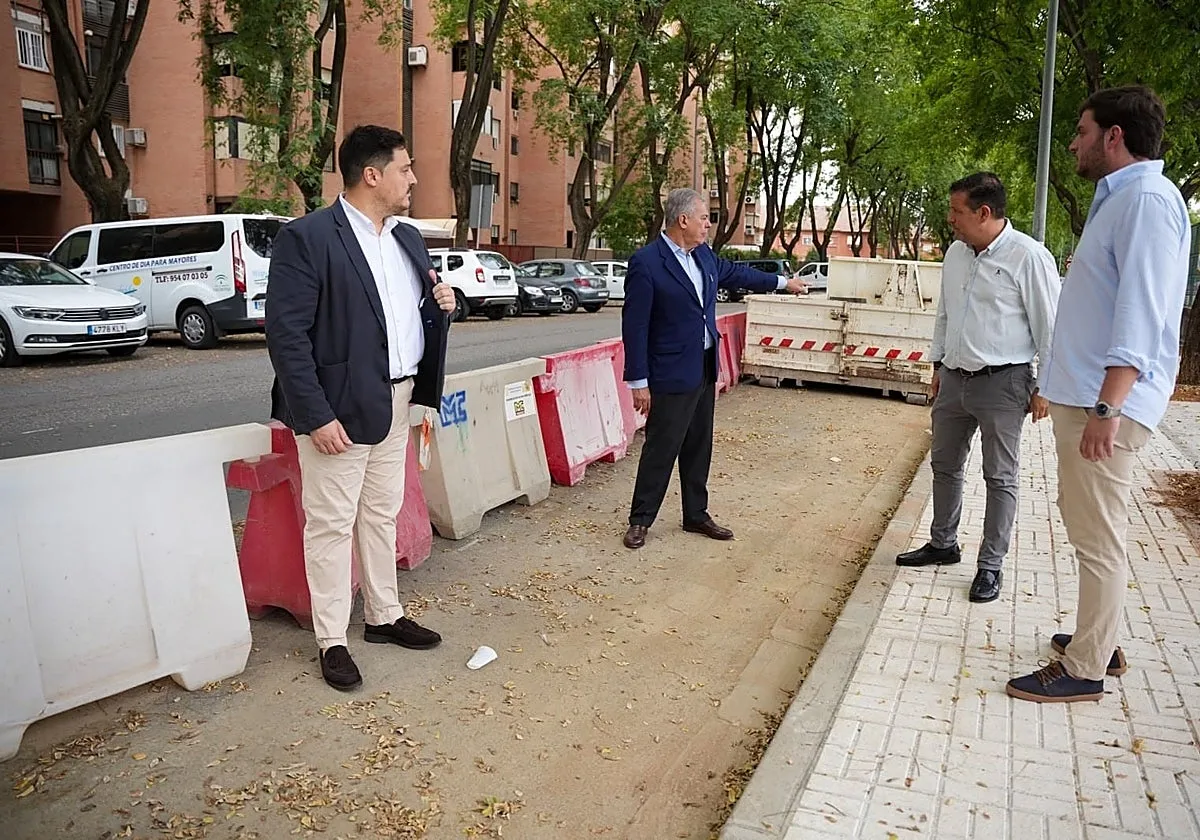 Cortada desde el martes la calle Vírgenes del Centro para sus obras de reurbanización