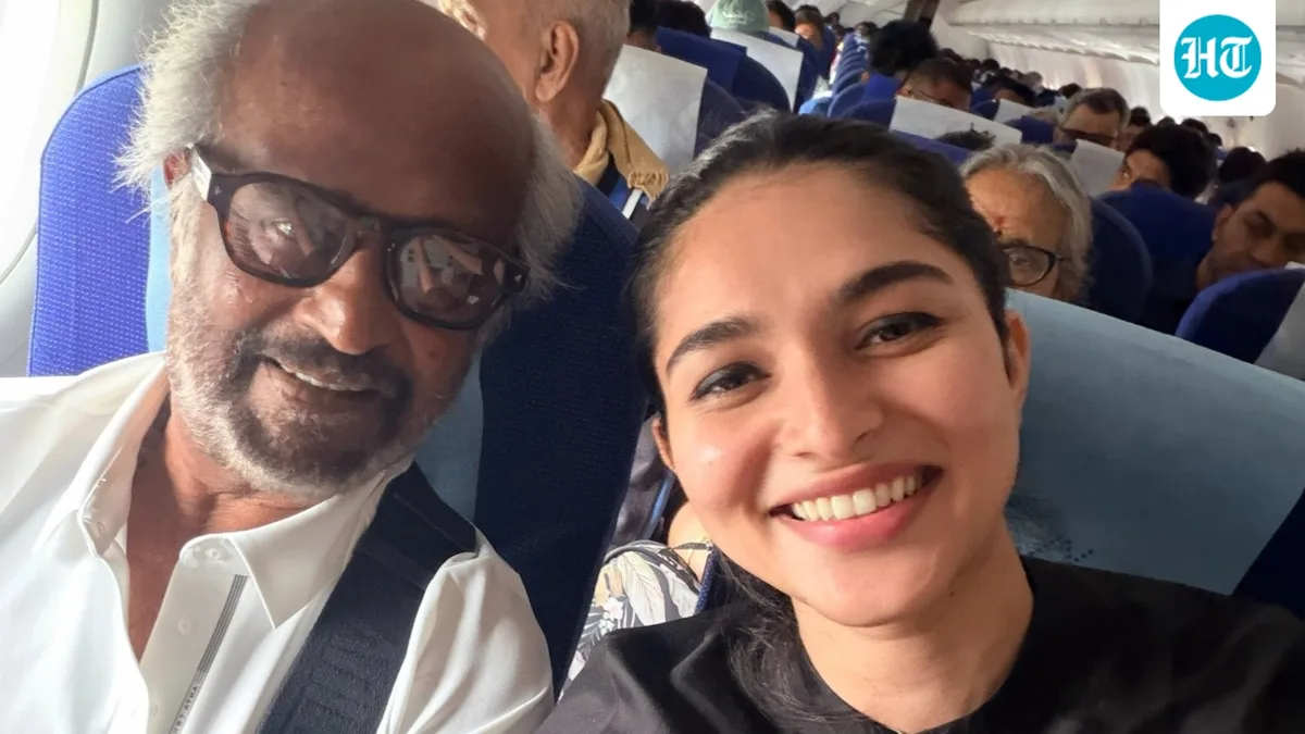 Kayadu Lohar has her biggest fangirl moment as she finds Rajinikanth seated beside he on a flight: ‘I am still dreaming’