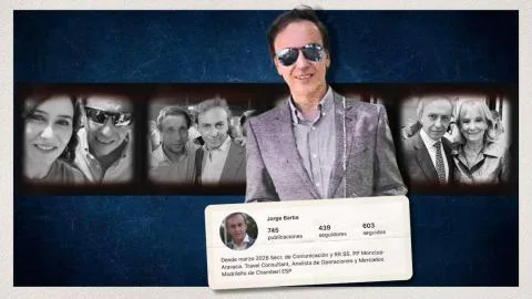El 'okupa' del PP: candidato con Ayuso y atrincherado en una casa ajena