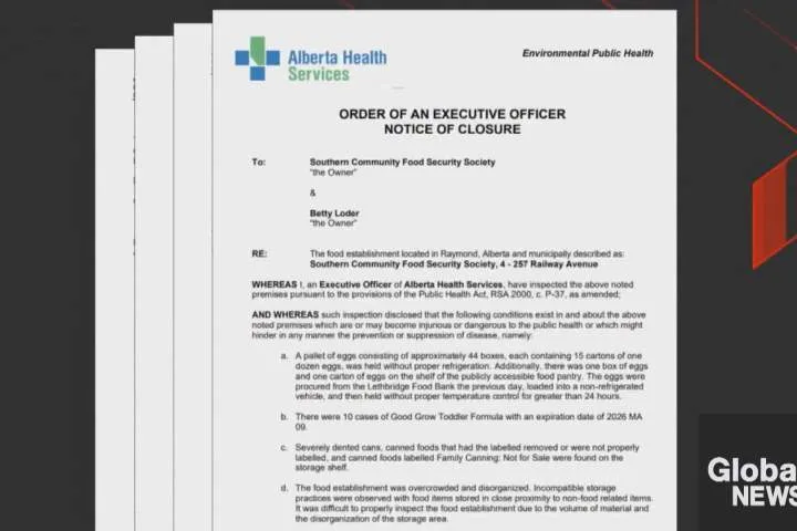 Southern Alberta charity closes permanently following AHS shutdown