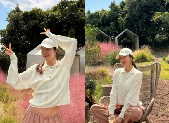 박한별, 원조 얼짱의 기세..애 둘 낳고도 인형이네 “노 필터가 이 정도”