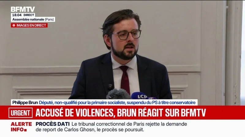 Philippe Brun écarté de la primaire PS: "Je ne connais pas les faits", assure le député accusé de violences