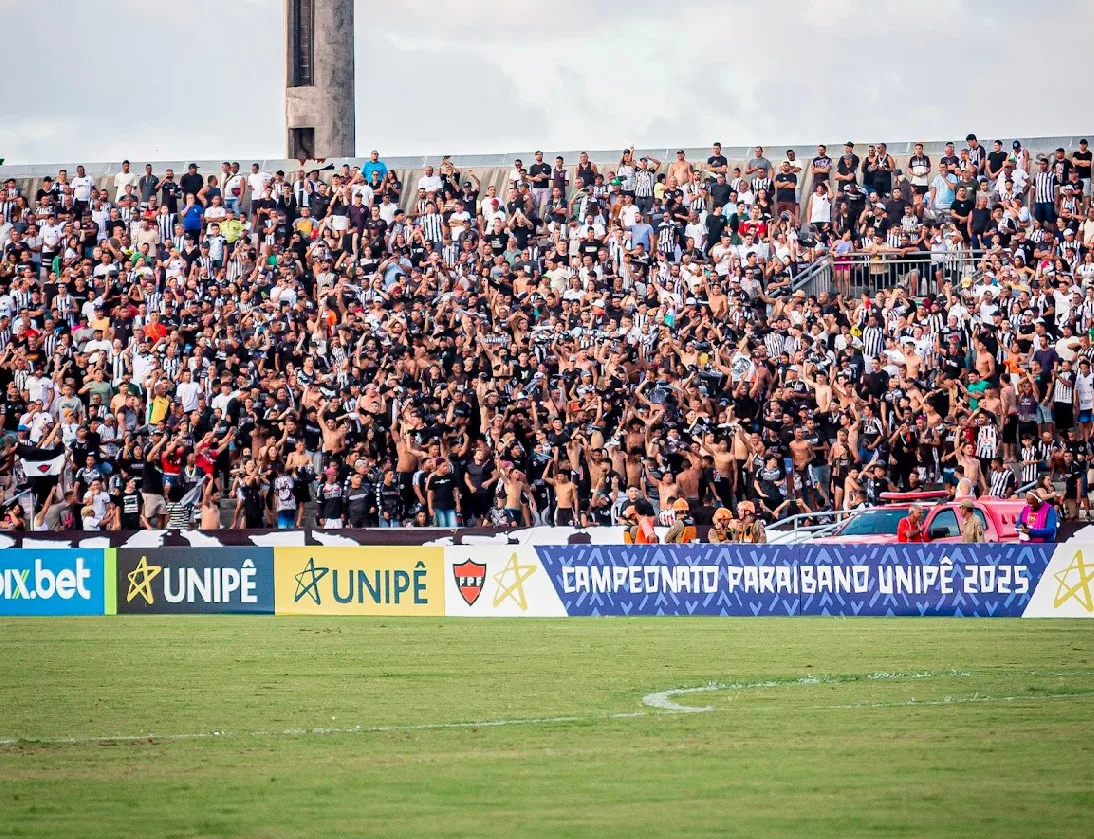 Botafogo-PB divulga parcial com mais de 6 mil ingressos vendidos para jogo contra o Guarani