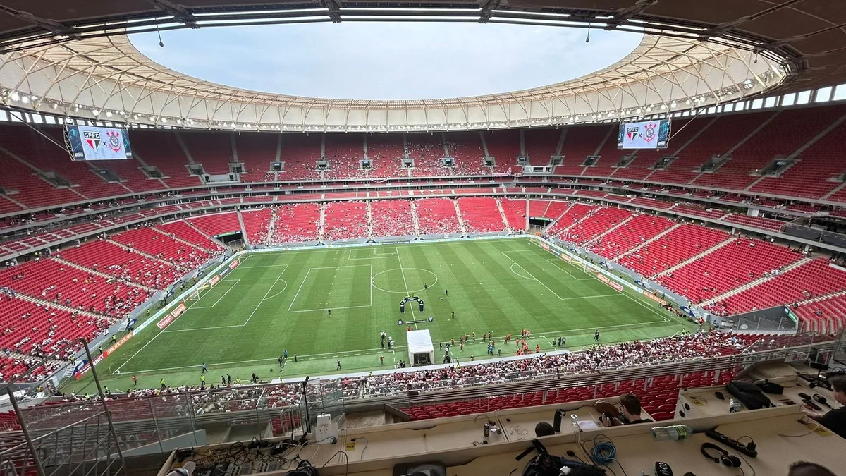 Governo do DF pede à CBF que final da Copa do Brasil seja disputada no estádio Mané Garrincha