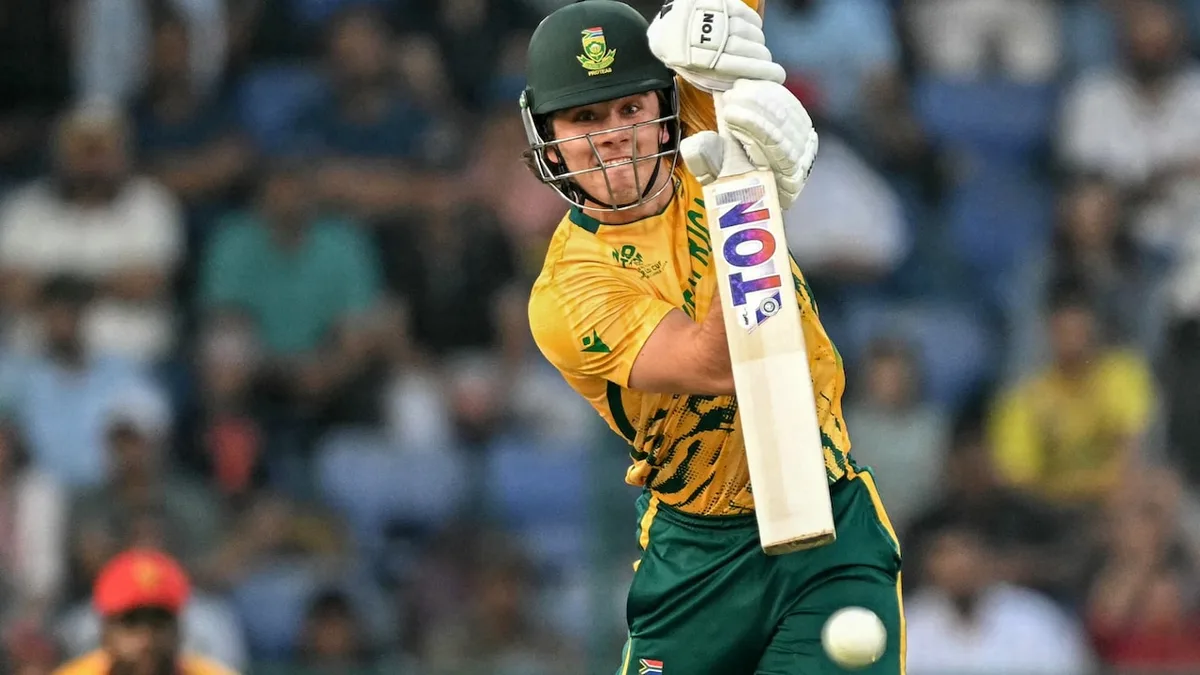 Dewald Brevis Blitz Powers South Africa To 7-Wicket Win Over Zimbabwe In T20I Tri-Series
