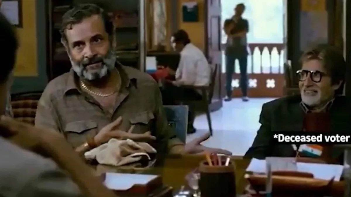 ‘SIR explain’: Smriti Irani turns ‘Big B’ movie scene into Rahul Gandhi jibe