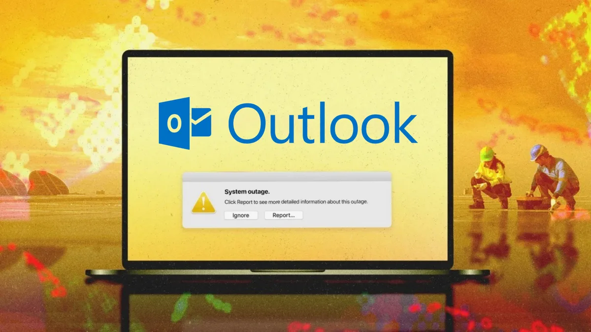 Microsoft Outlook outage reported by thousands of users on Monday