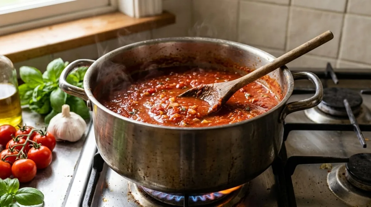 Los chefs coinciden: “Para que la salsa de tomate no quede ácida, no uses azúcar, sino 3 ajos y 150 ml de aceite de oliva”